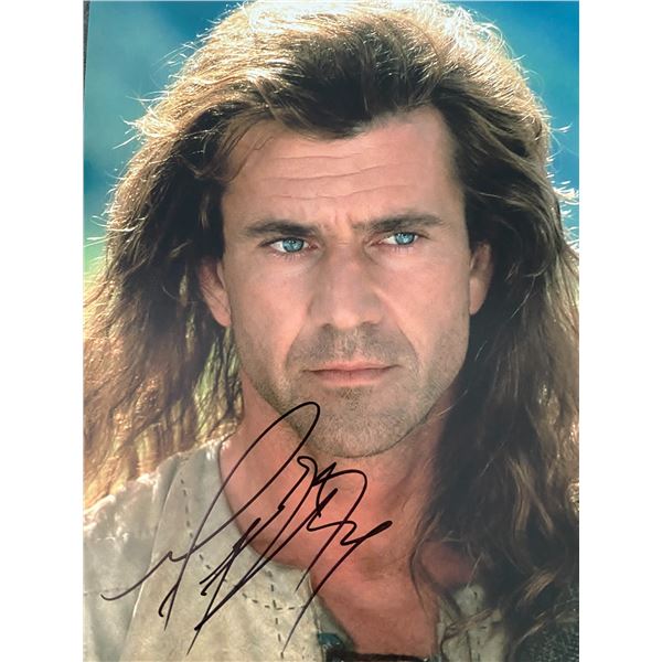 Braveheart Mel Gibson signed photo