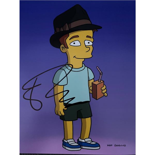 The Simpsons Ed Sheeran signed photo