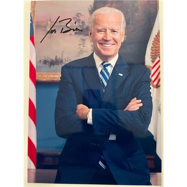 46th US President Joe Biden signed photo