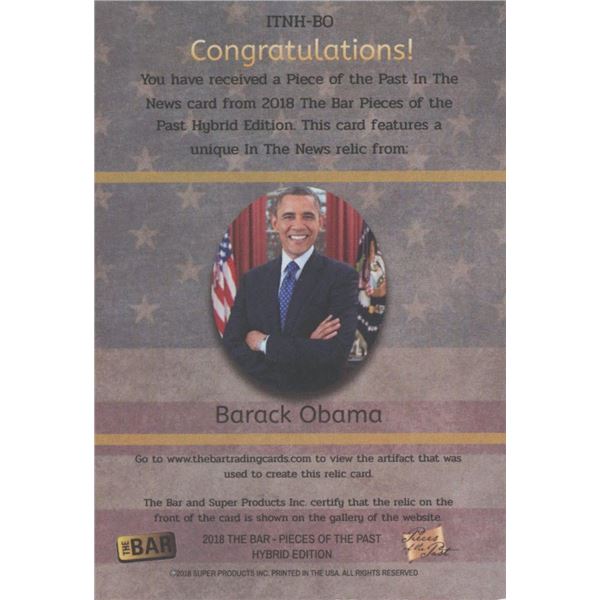 Barack Obama newspaper relic