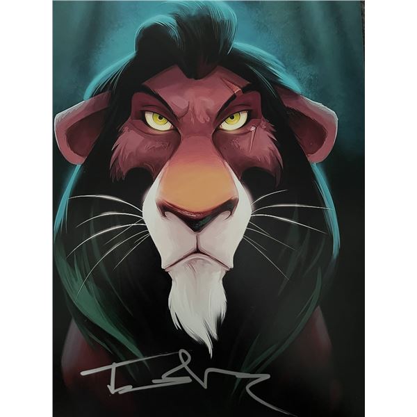 The Lion King Jeremy Irons signed photo