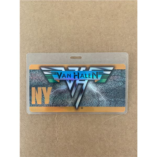 Van Halen NY backstage pass