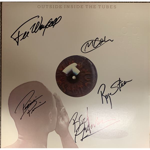 The Tubes Outside Inside signed album. GFA Authenticated
