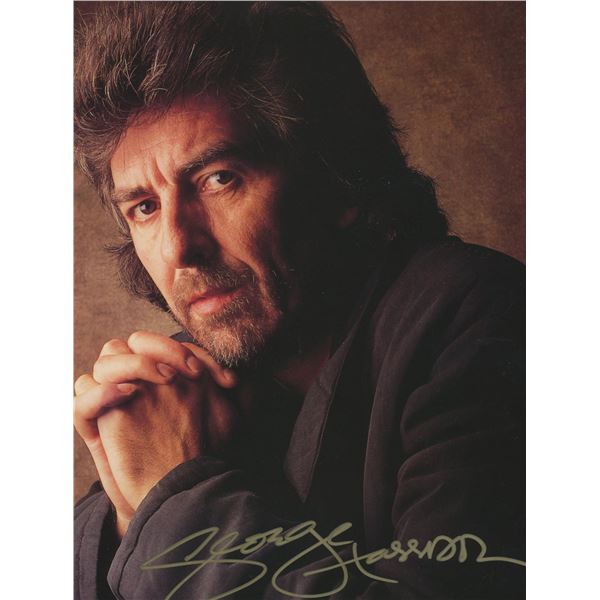 George Harrison signed photo. GFA Authenticated