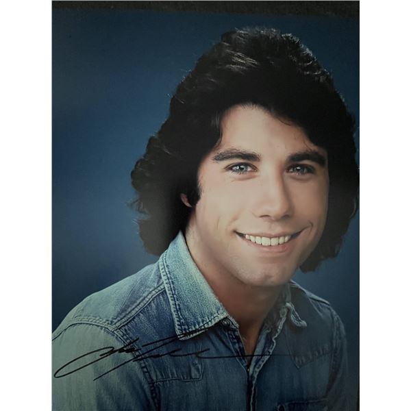 John Travolta signed photo