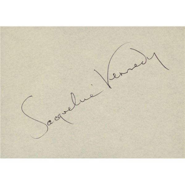 Jackie Kennedy signature cut