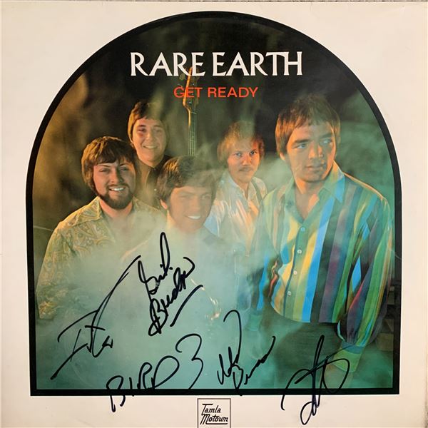 Rare Earth Get Ready signed album. GFA Authenticated