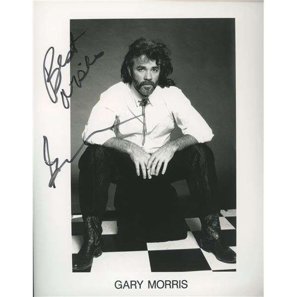 Gary Morris signed photo