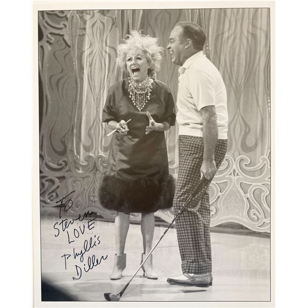 Phyllis Diller signed photo