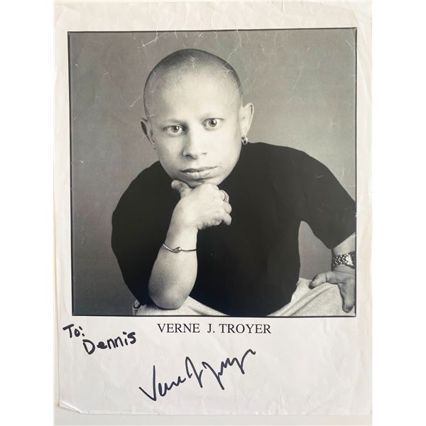 Austin Powers Verne Troyer signed photo