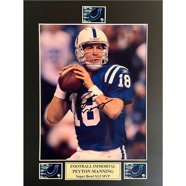 Peyton Manning signed photo