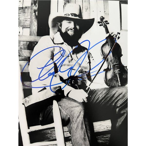 Charlie Daniels signed photo