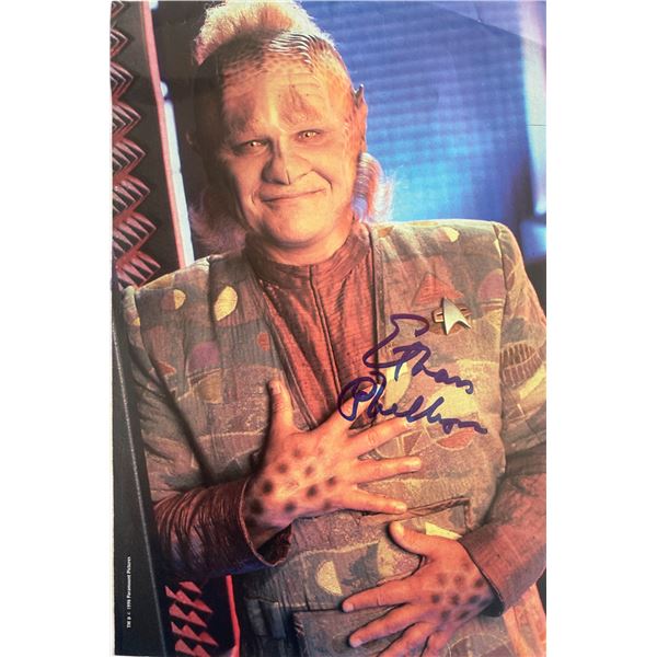 Star Trek: Voyager_x000d_ Ethan Phillips signed photo