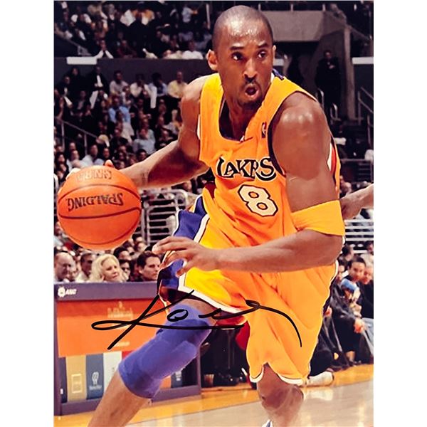 Kobe Bryant signed photo