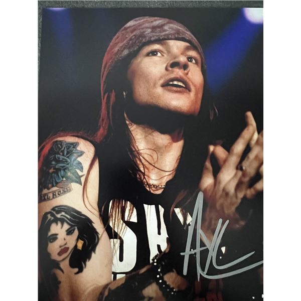 Guns N' Roses Axl Rose signed photo