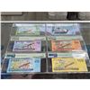 Image 2 : 2013 FIJI RESERVE BANK NOTE SPECIMEN SET PMG WITH 2017  $7 SPECIAL RUGBY BANK NOTE