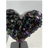 Image 5 : 4 x 3.2 INCH AMETHYST AURA HEART
