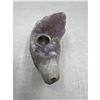 Image 1 : 2.43 INCH  AMETHYST SMOKE PIPE BRAND NEW