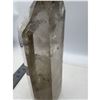 Image 5 : 6.7 X 2.3 INCH SMOKY QUARTZ TOWER WITH GREEN GARDEN INCULSION