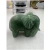 Image 2 : 2.1 INCH  GREEN AVENTURINE ELEPHANT CARVING