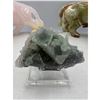 Image 1 : 3.1 INCH SUGAR GREEN FLUORITE SPECIMEN
