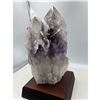 Image 3 : 11 X 6 INCH  LARGE AMETHYST POINT ON STAND FROM BRAZIL