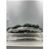 Image 4 : 12 X 6 INCH DARK  GREEN FLUORITE SPECIMEN BASE INCLUDED