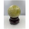 Image 1 : 18 INCH CIRCUMFERENCE NATURAL CITRINE  SPHERE FROM BRAZIL