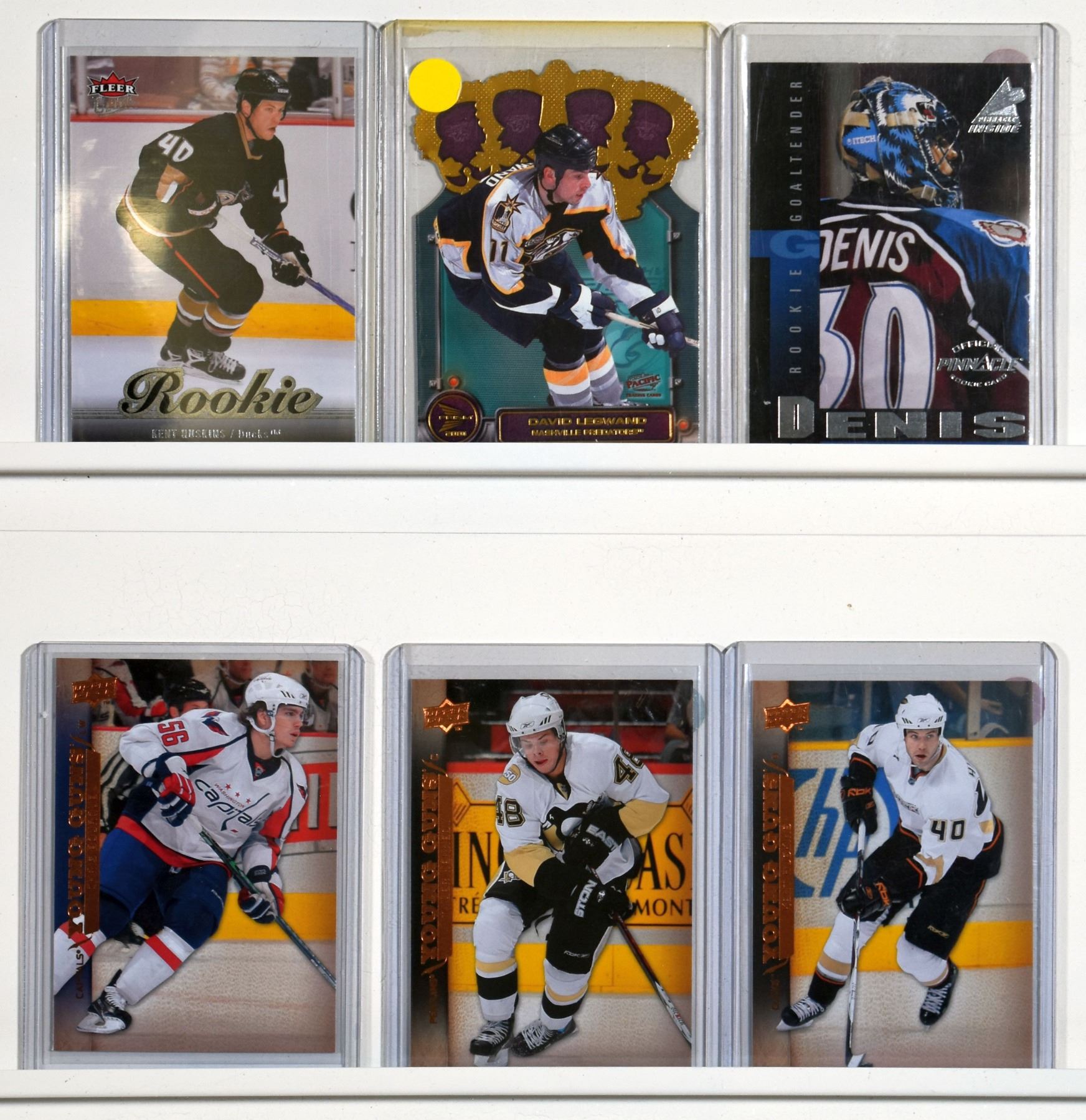 Hockey Cards - Rookie Cards, Huskins, Legwand, Denis, Bourque, Kennedy