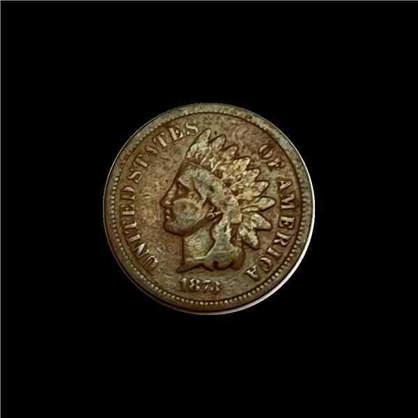 1873 Indian Head Cent LIGHTLY CIRCULATED