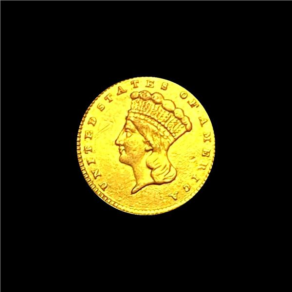 1856 Indian Princess Head Gold Dollar HIGH GRADE