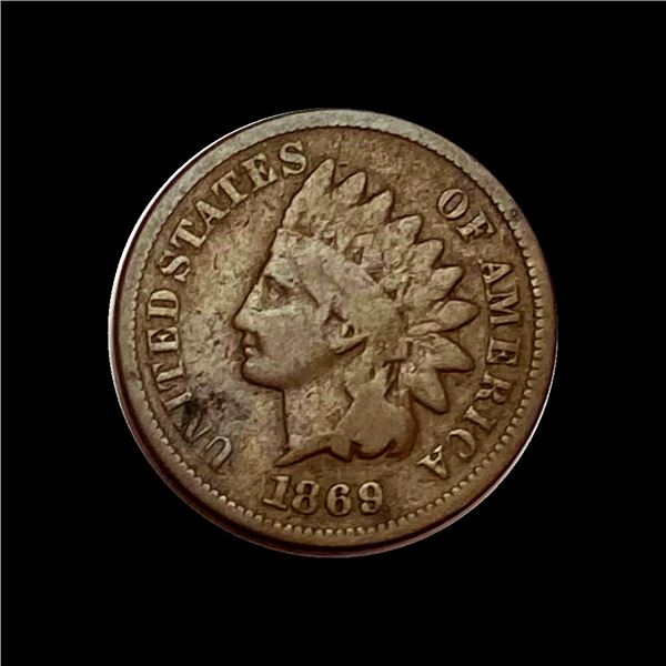 1869 Indian Head Cent NICELY CIRCULATED