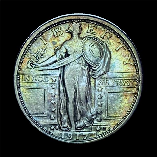 1917-S T1 Standing Liberty Quarter CHOICE AU