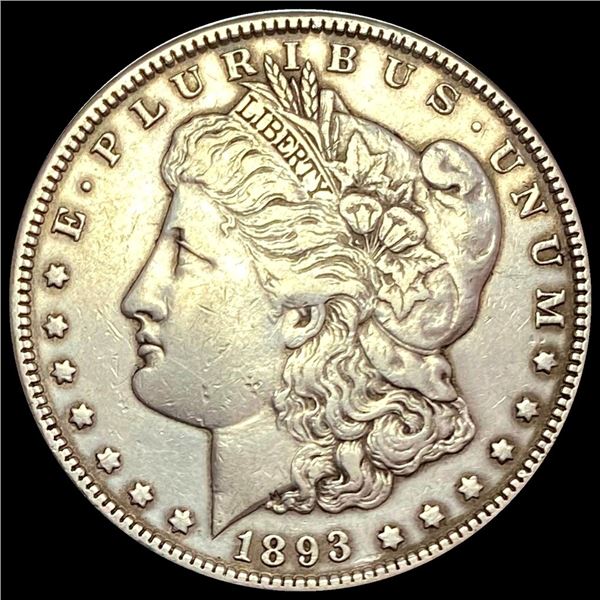1893 Morgan Silver Dollar NEARLY UNCIRCULATED