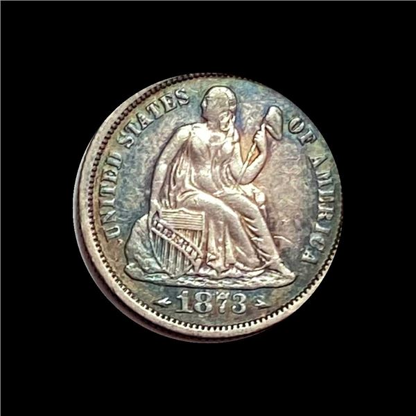 1873 Seated Liberty Dime CLOSELY UNCIRCULATED