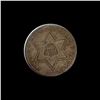 1855 Silver Three-Cent Piece LIGHTLY CIRCULATED