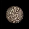 1889 Seated Liberty Dime LIGHTLY CIRCULATED