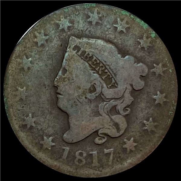 1817 Coronet Head Large Cent NICELY CIRCULATED