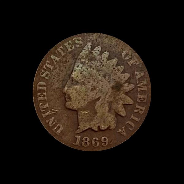 1869 Indian Head Cent NICELY CIRCULATED