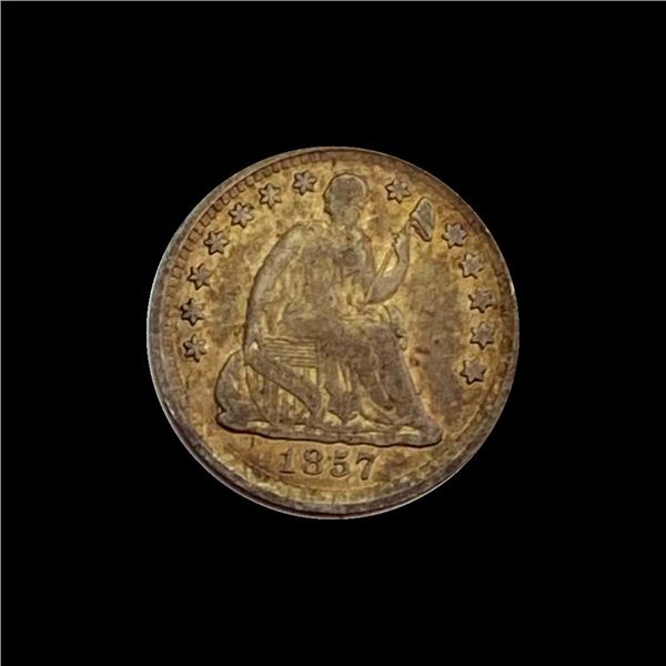 1857 Seated Liberty Half Dime CLOSELY UNCIRCULATED