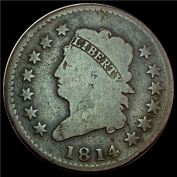 1814 Classic Head Large Cent LIGHTLY CIRCULATED