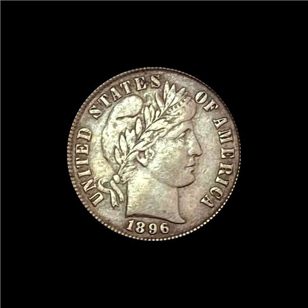 1896 Barber Dime NEARLY UNCIRCULATED