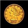 Image 1 : 1895 Liberty Head Half Eagle $5 ABOUT UNCIRCULATED