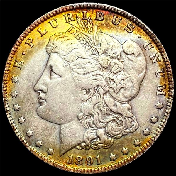 1891-O Morgan Silver Dollar NEARLY UNCIRCULATED