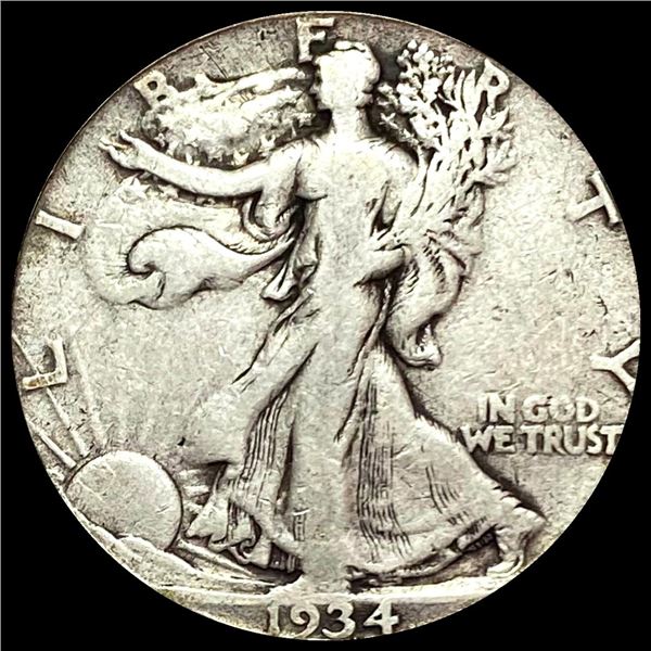 1934-S Walking Liberty Half Dollar LIGHTLY CIRCULATED