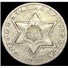 Image 1 : 1858 Three-Cent Silver Piece ABOUT UNCIRCULATED