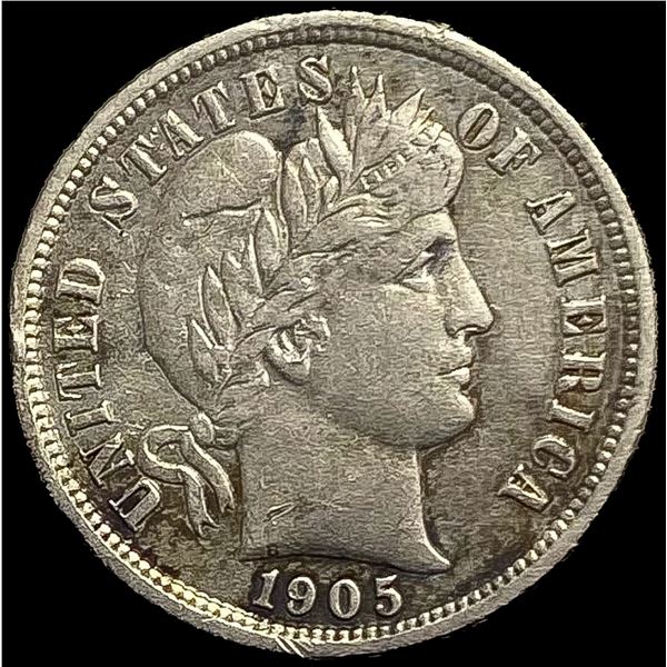 1905-O Barber Dime LIGHTLY CIRCULATED