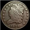 Image 1 : 1825 Classic Head Half Cent LIGHTLY CIRCULATED