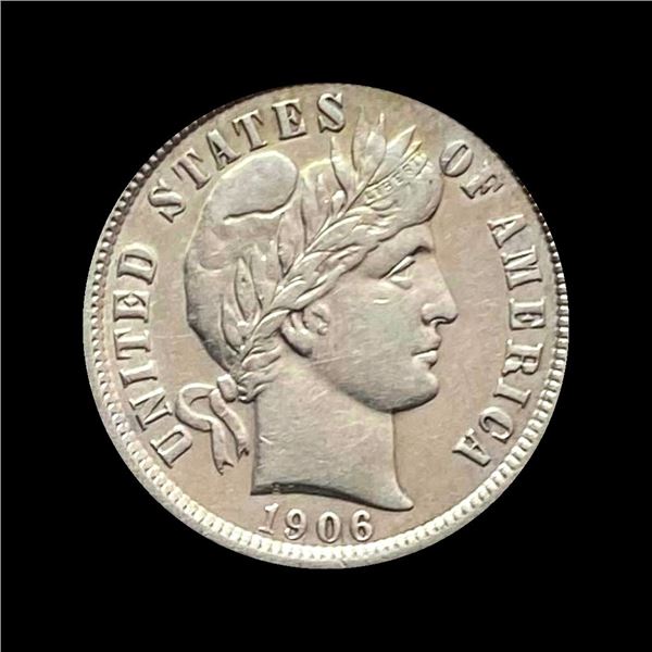 1906 Barber Dime CLOSELY UNCIRCULATED