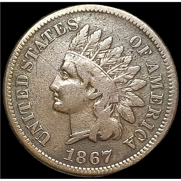 1867 Indian Head Cent HIGH GRADE